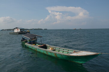 Fototapeta na wymiar fishing boats on the sea