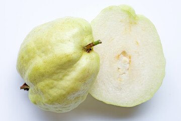 Guava on a white background.