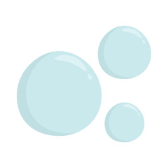 Bubbles Sign Emoji Icon Illustration. Soap Vector Symbol Emoticon Design Clip Art Sign Comic Style.