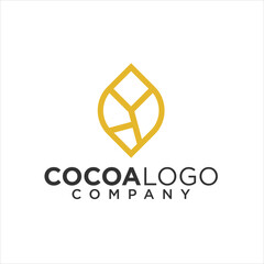 cocoa tech logo design template