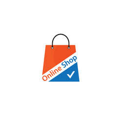 shop online shopping logo design