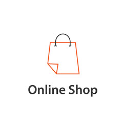 shop online shopping logo design