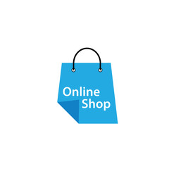 shop online shopping logo design