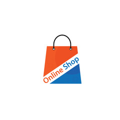 shop online shopping logo design