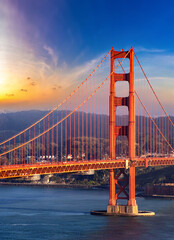 Naklejka premium Golden Gate Bridge in San Francisco