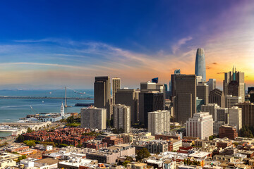 Aerial view of San Francisco