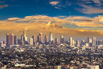 Panoramic view of Los Angeles