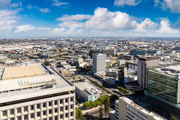 Fototapeta na wymiar Panoramic view of Los Angeles
