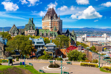 Obraz premium Frontenac Castle in Quebec City
