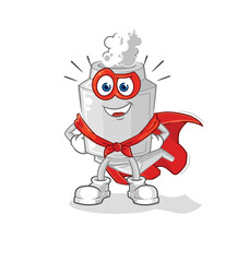 exhaust heroes vector. cartoon character