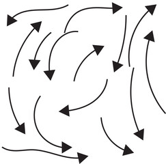 illustration of a set of arrows