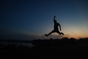 silhouette of a person