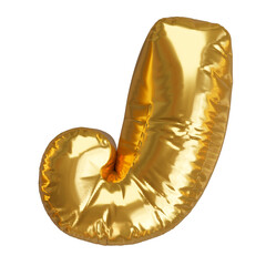 Gold balloons  alphabet