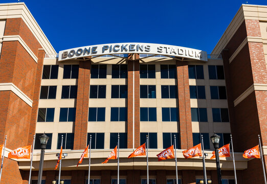 Boone Pickens Stadium, Home Of Oklahoma State University Football In Stillwater, OK