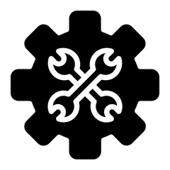 Icon Setting With Style Glyph