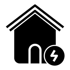 Icon Power House With Style Glyph