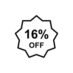 Discount offer icon vector design templates