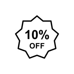 Discount offer icon vector design templates