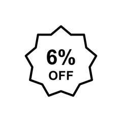 Discount offer icon vector design templates