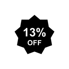 Discount offer icon vector design templates