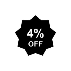 Discount offer icon vector design templates