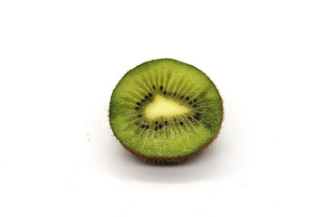 Fototapeta na wymiar Photo material of fresh fruit kiwi on white background