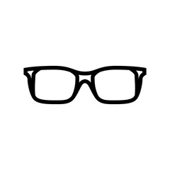 optical glasses optical line icon vector. optical glasses optical sign. isolated contour symbol black illustration