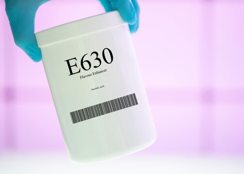 Packaging with nutritional supplements E630 flavour enhancer