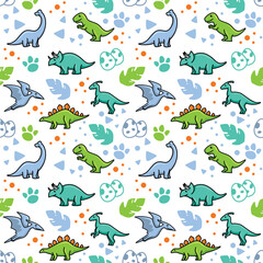 dinosaurs seamless pattern