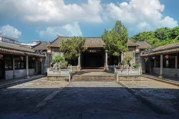 Foshan city, Guangdong, China. Fengjian Water Township (Fengjian Village). The village has a long history and features historic sites. Liu's Ancestral Hall (1415). 