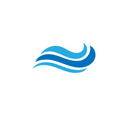 Fototapeta na wymiar Vector Wave Logo