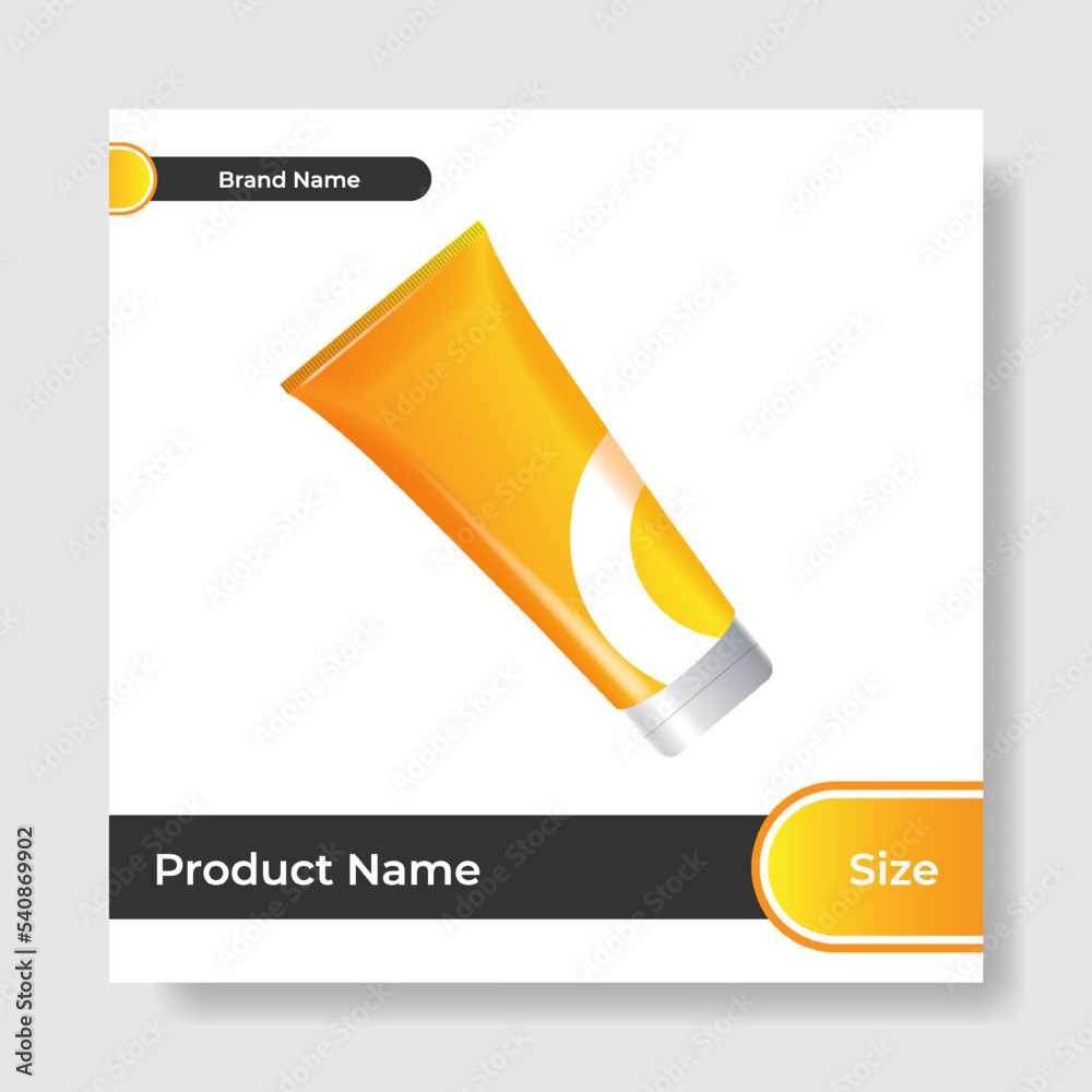 Wall mural geometric square social media banner layout, product background backdrop display for ads commerce sa