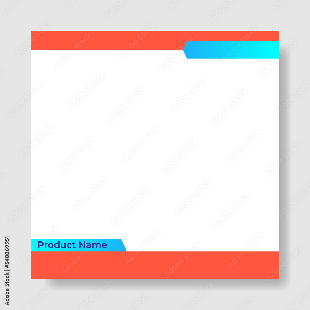 Wall mural geometric square social media banner layout, product background backdrop display for ads commerce sa