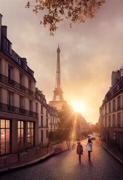 Sunrise in Paris