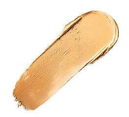 the gold texture of cream blush