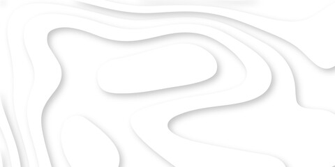 abstract Luxury paper cut background, Abstract decoration, white pattern and golden lines gradients, 3d Vector illustration, topographic canyon map light relief texture, curved layers.