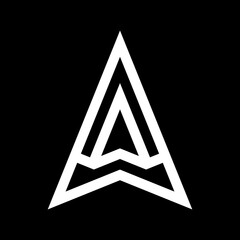 Letter a logo design. Branding identity corporate vector a icon and logo. 