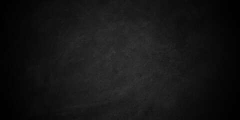 Black texture chalk board and black board background. stone concrete texture grunge backdrop background anthracite panorama. Panorama dark grey black slate background or texture.