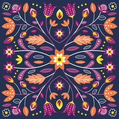 floral pattern in vector illustration
