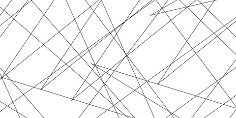 Abstract lines in black and white tone of many squares and rectangle shapes on white background. Metal grid isolated on the white background. nervures de feuilles mortes, fond rectangle and geometric 