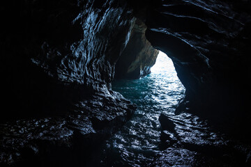 cave in the sea