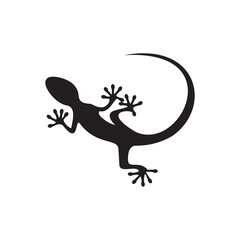 Fototapeta premium Gecko icon vector illustration sign