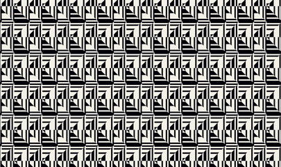 Geometric shapes pattern background design . Seamless interlocking geometric abstract background