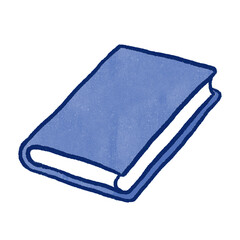 Book hand drawn illustration in cartoon design