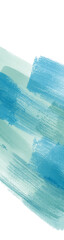 Vector banner shape isolated on white background. Hand drawn abstract paint.