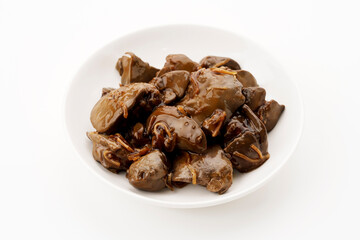 鶏レバーの甘辛煮