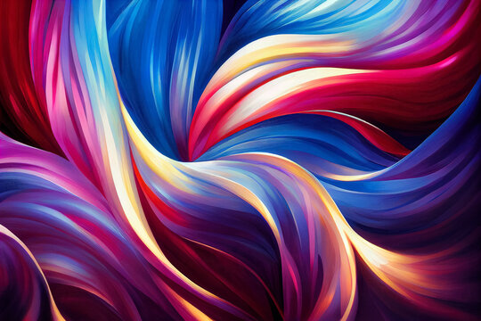 super bright vibrant colors, loseup of the painting. luxury background