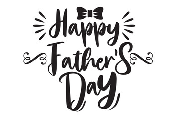 Happy Father's day. Father's day background with lettering








