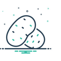 Mix icon for potato