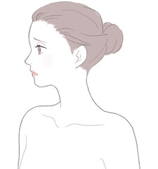 肌トラブルに悩む女性